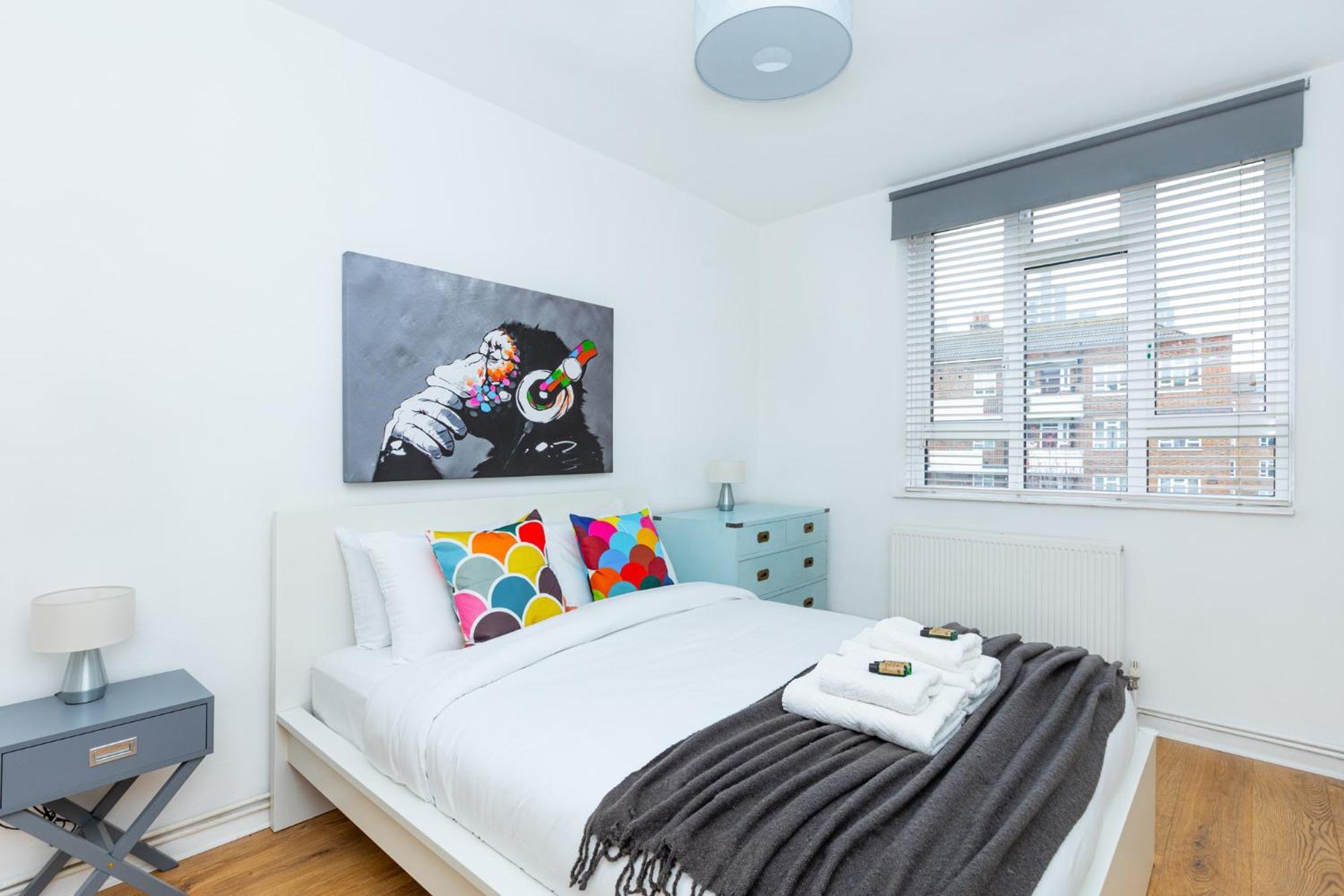 Bright Modern 1 Bedroom Flat, 5 Min To Vauxhall St Лондон Екстериор снимка