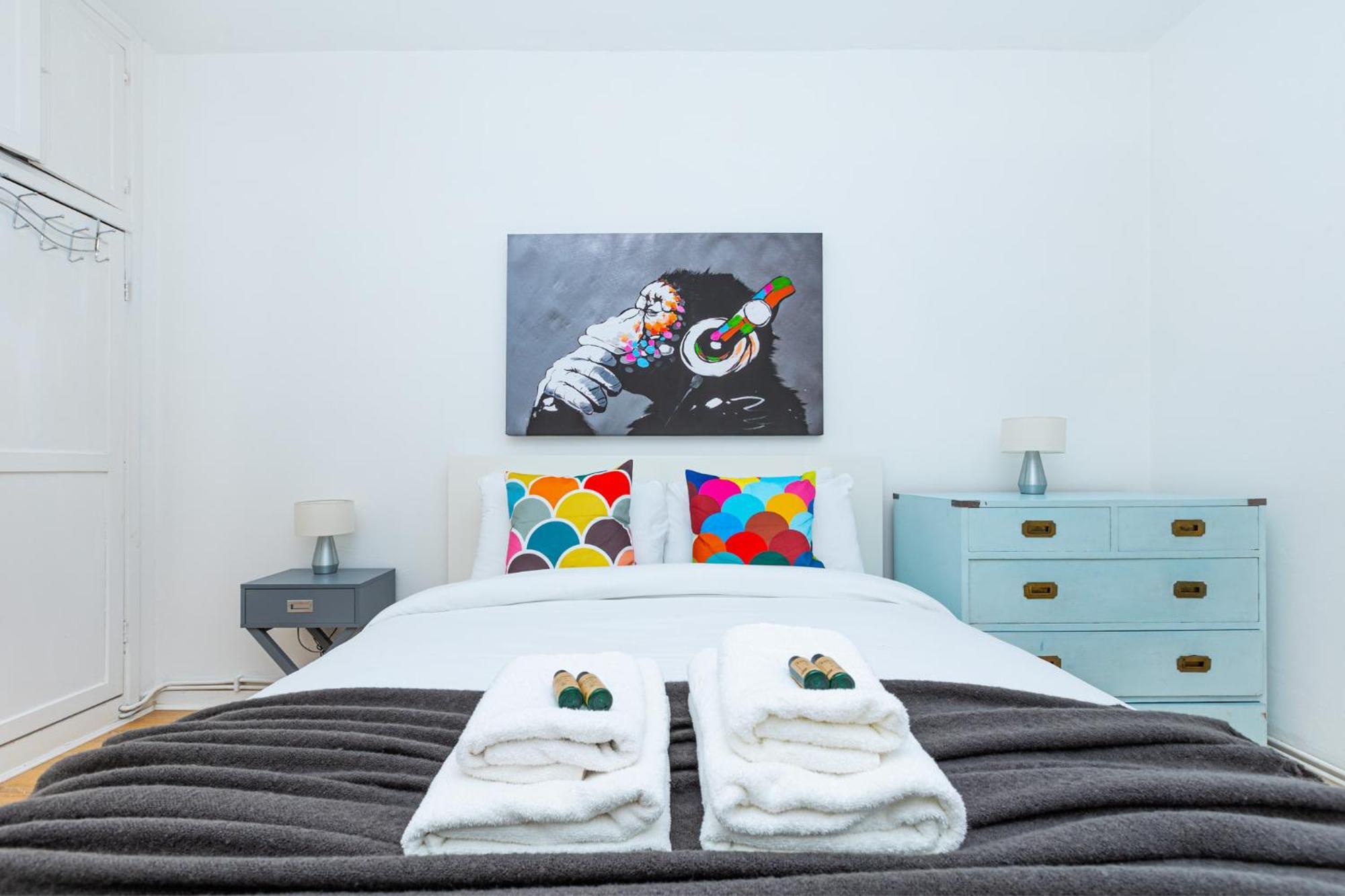 Bright Modern 1 Bedroom Flat, 5 Min To Vauxhall St Лондон Екстериор снимка