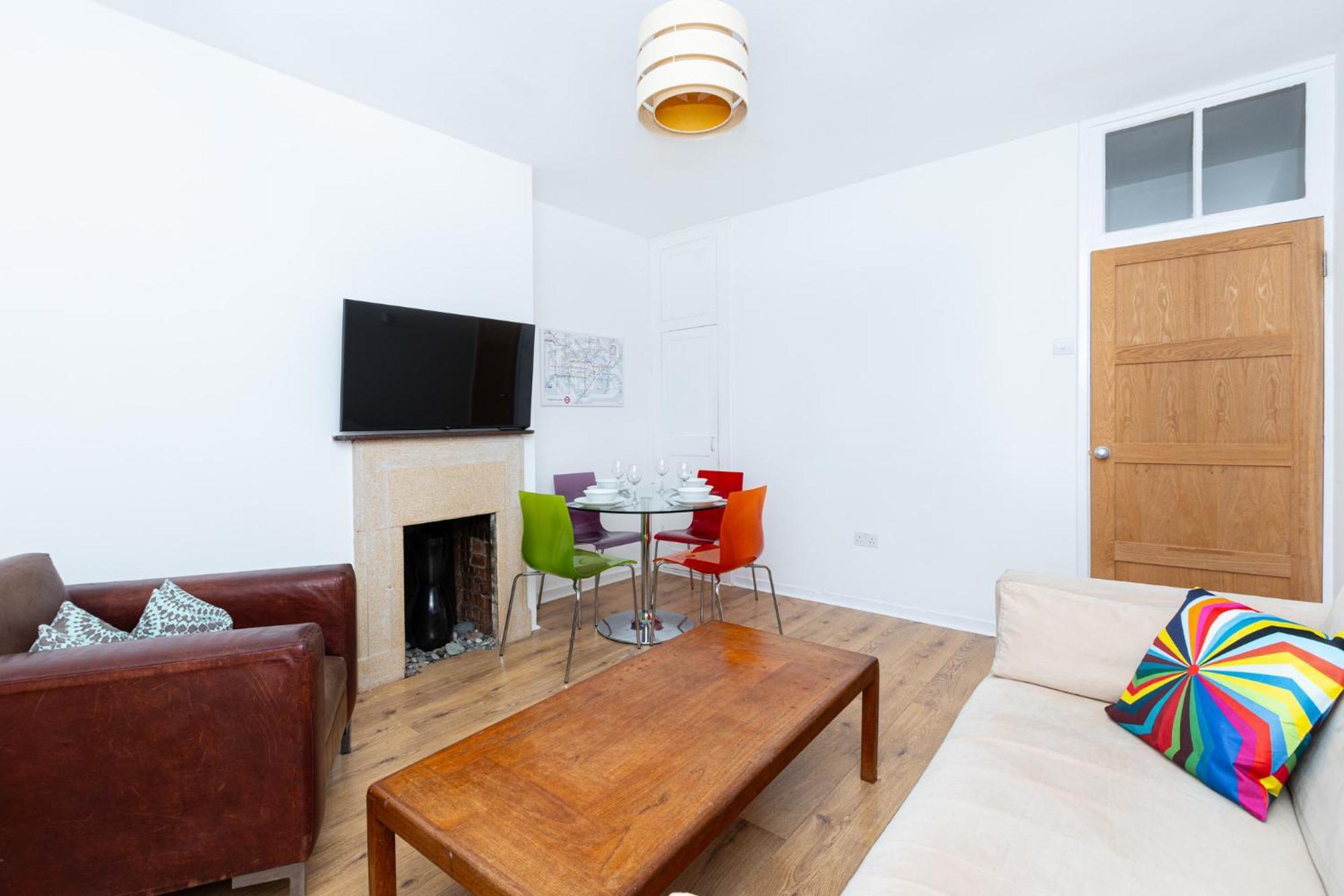 Bright Modern 1 Bedroom Flat, 5 Min To Vauxhall St Лондон Екстериор снимка