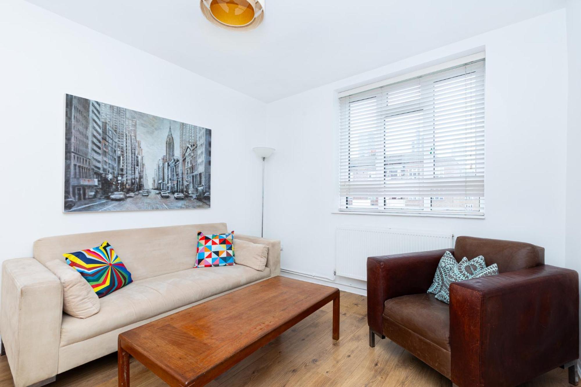 Bright Modern 1 Bedroom Flat, 5 Min To Vauxhall St Лондон Екстериор снимка