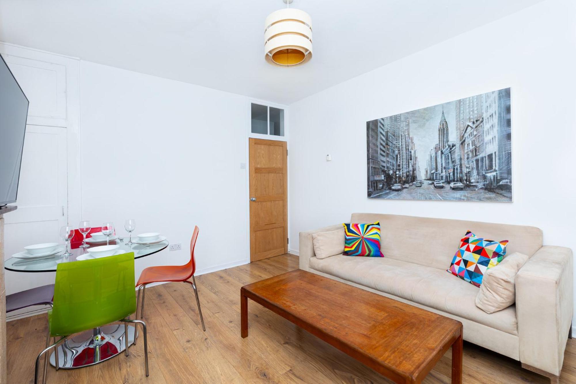 Bright Modern 1 Bedroom Flat, 5 Min To Vauxhall St Лондон Екстериор снимка