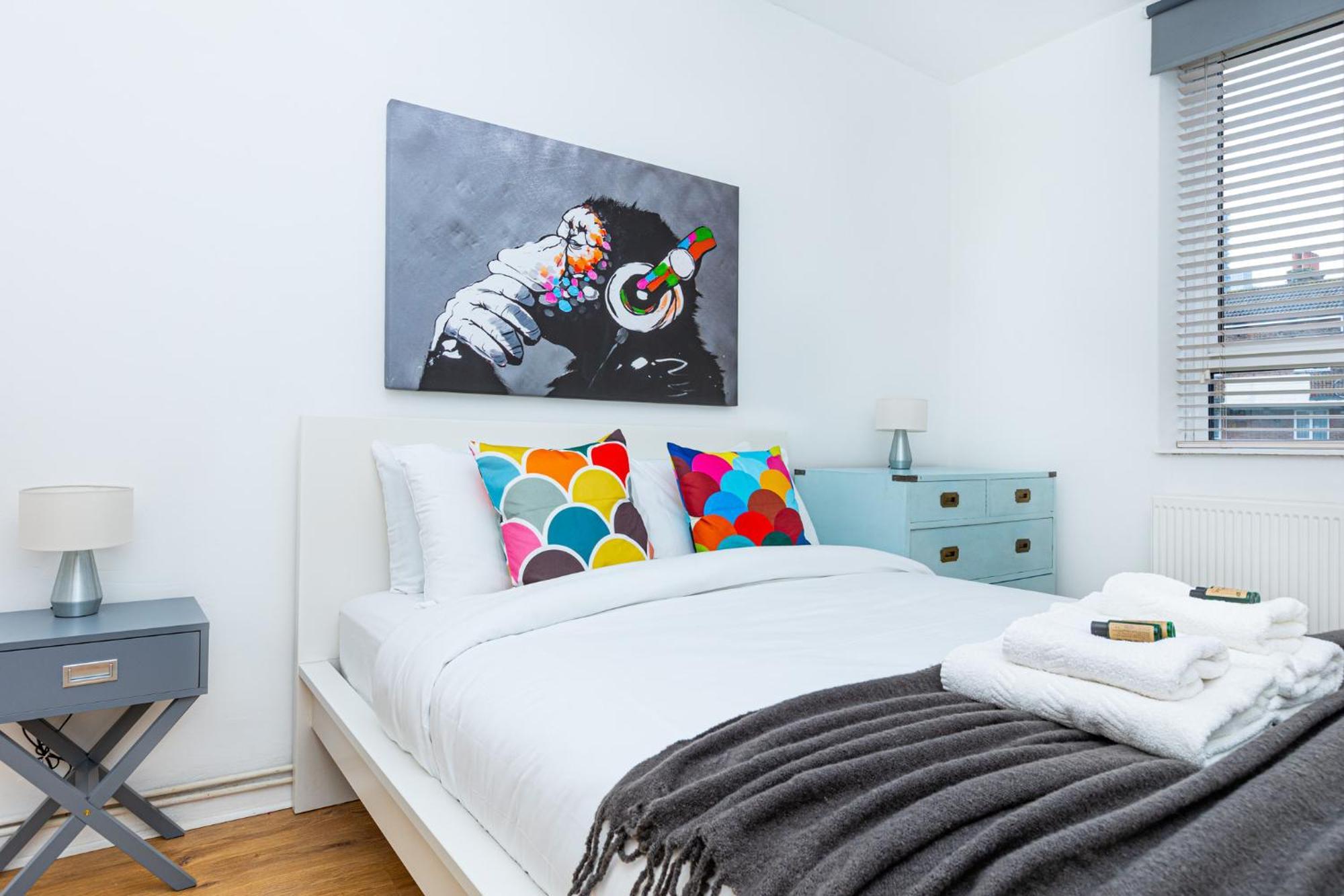 Bright Modern 1 Bedroom Flat, 5 Min To Vauxhall St Лондон Екстериор снимка