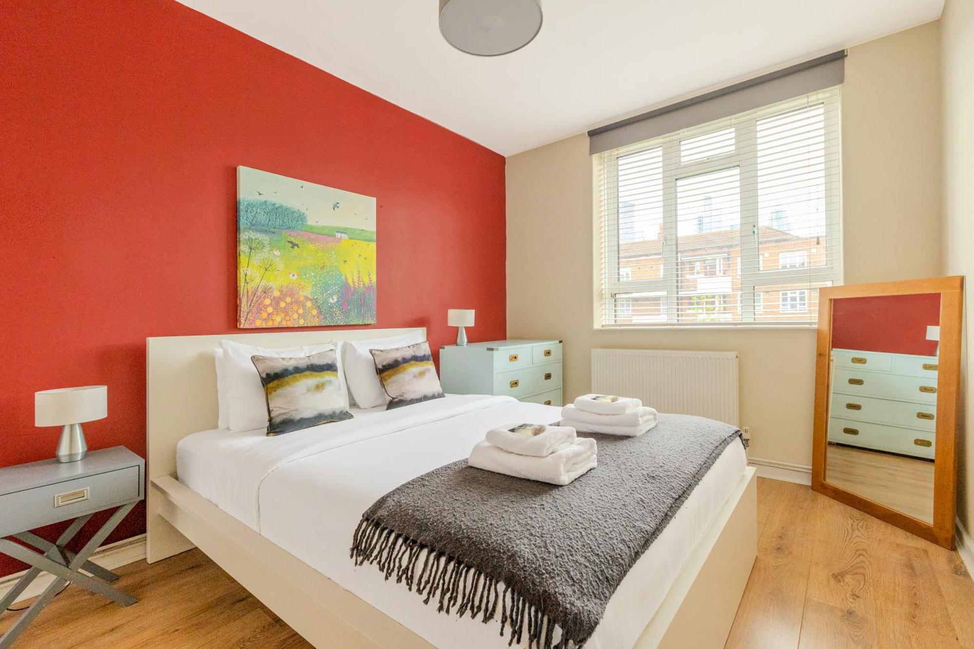 Bright Modern 1 Bedroom Flat, 5 Min To Vauxhall St Лондон Екстериор снимка