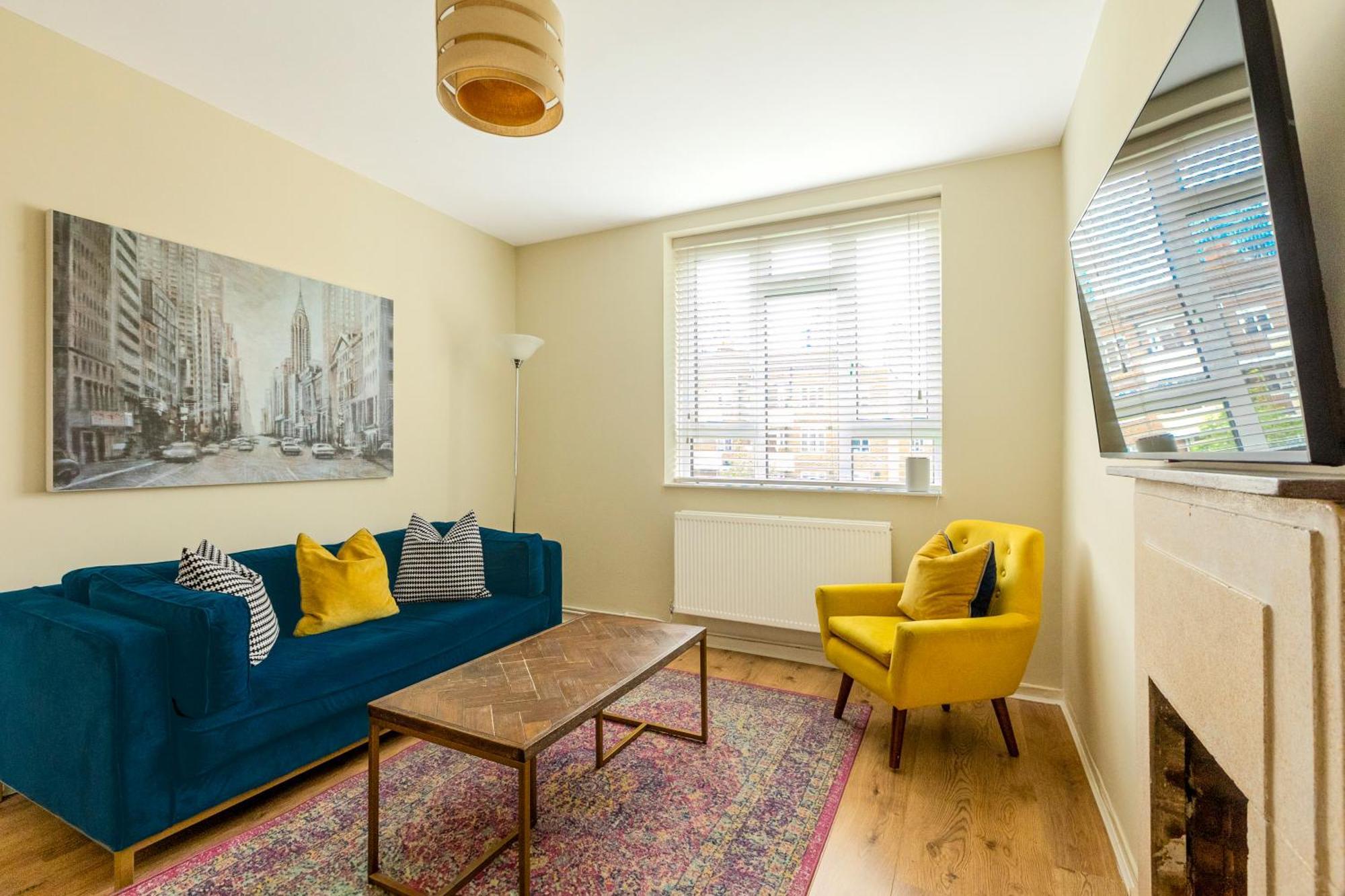 Bright Modern 1 Bedroom Flat, 5 Min To Vauxhall St Лондон Екстериор снимка